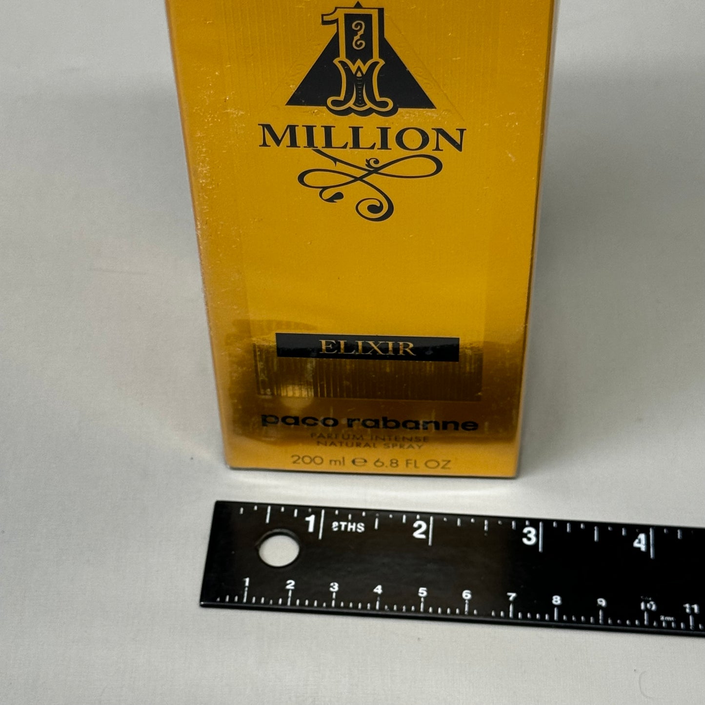 PACO RABANNE 1 Million Elixir Woody Amber Scent 6.8oz Black/Gold 2594080