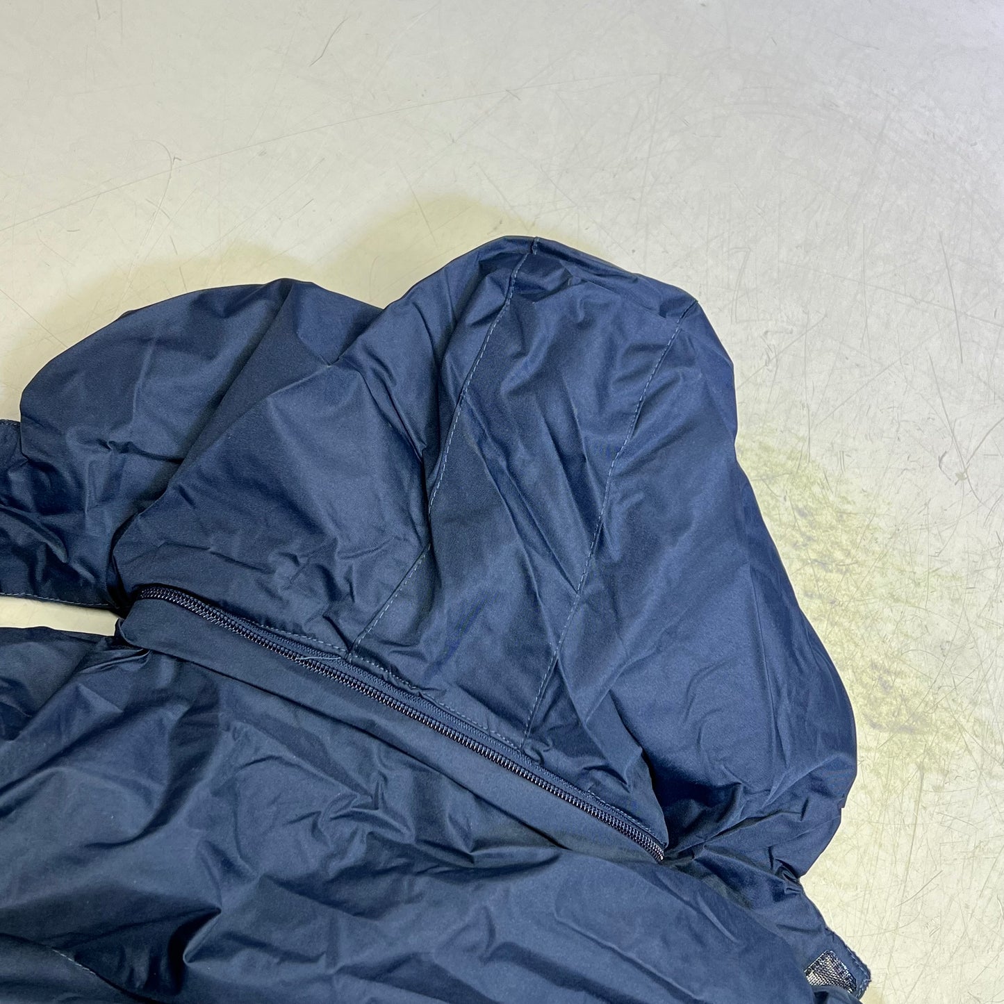 AMERICAS SUPPLIER Heavyweight Zip Up Coat Jacket Men's Sz L Navy Blue 2383077