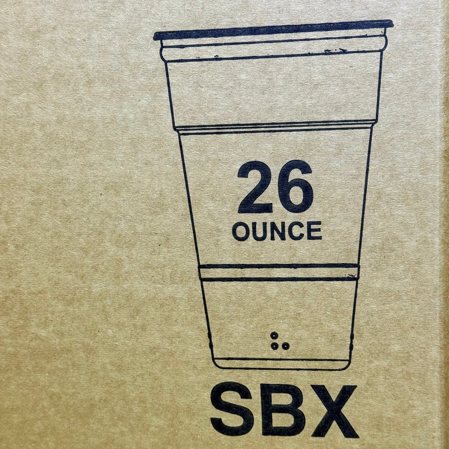 ZA@ PACTIV EVERGREEN (600 PACK) Venti Tasse Glacee 26 oz Natural 11153359