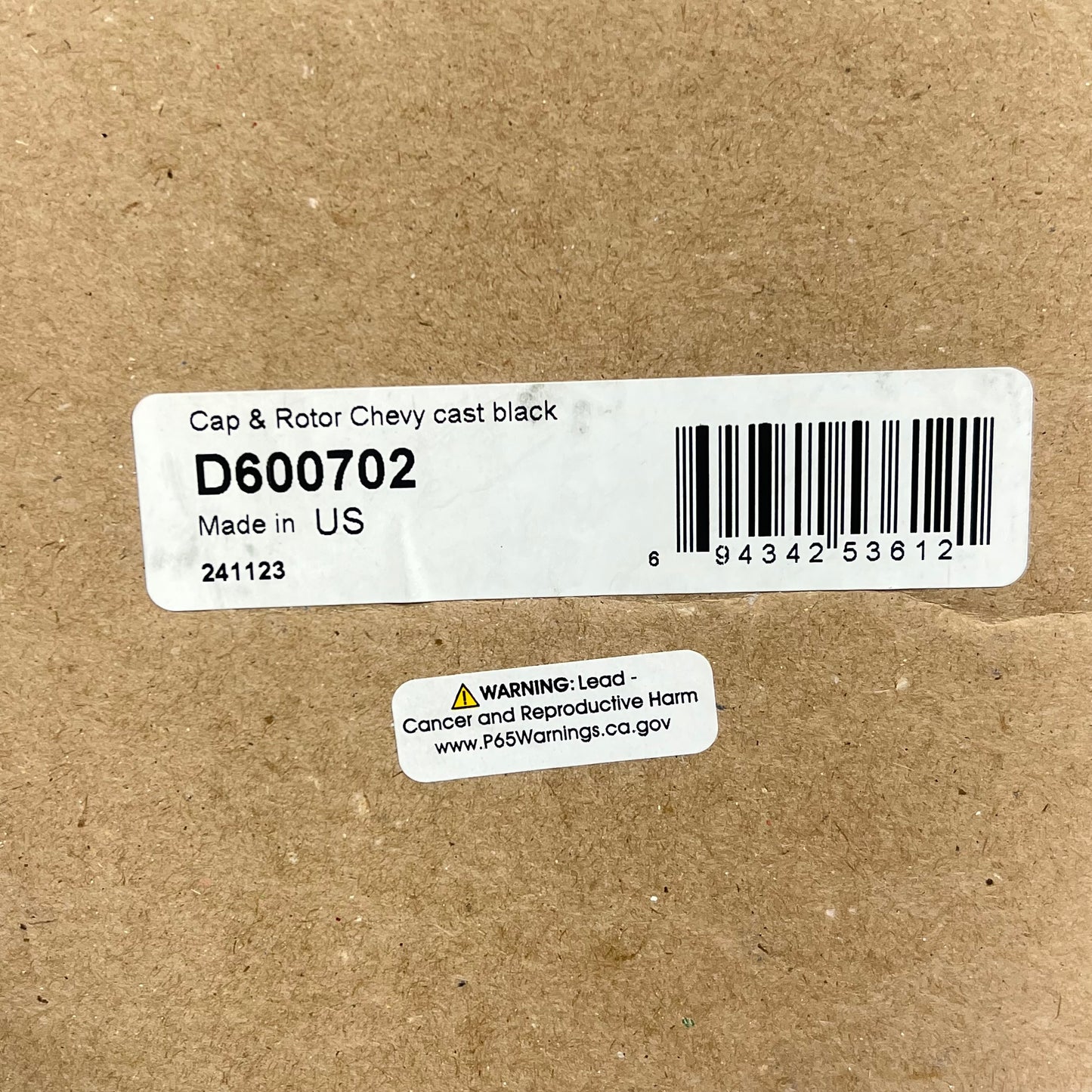 PERTRONIX Cap & Rotor Chevy Cast For Flame Thrower Cast Distributors D600702