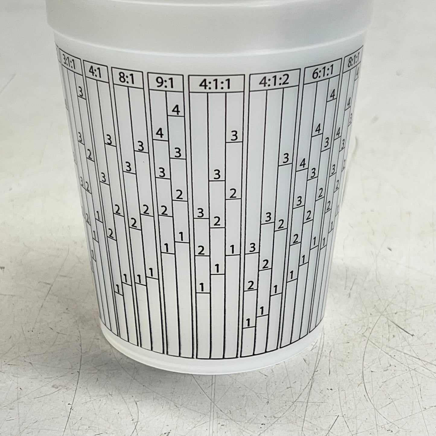 ZA@ MIDWEST RAKE  (10 PACK) Mix & Measure Container 1 Quart Clear 46221