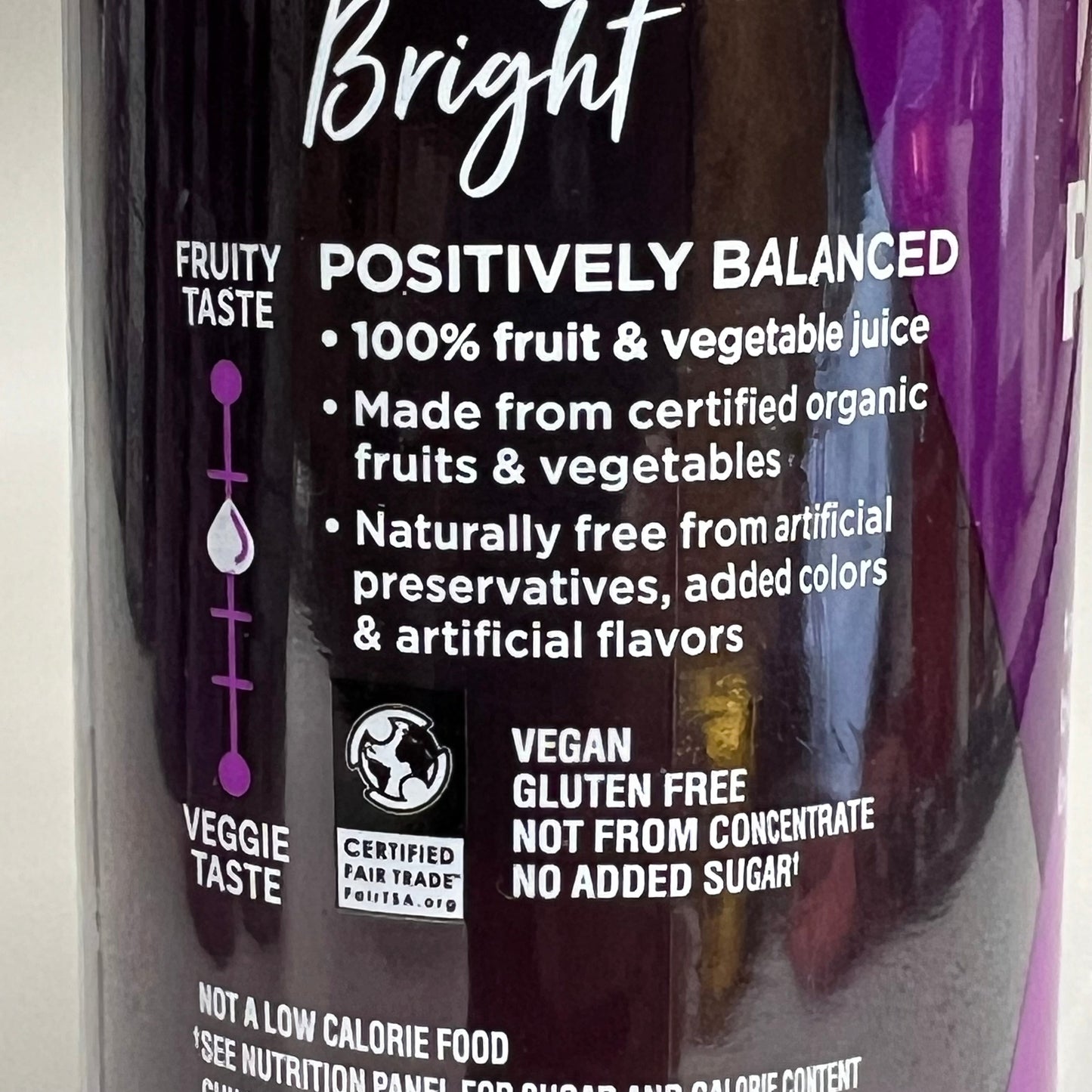 ZA@ COLD ORGANIC PRESSED JUICE Berry Bright 14 Fl oz / 20 Pk BB 10/6/25