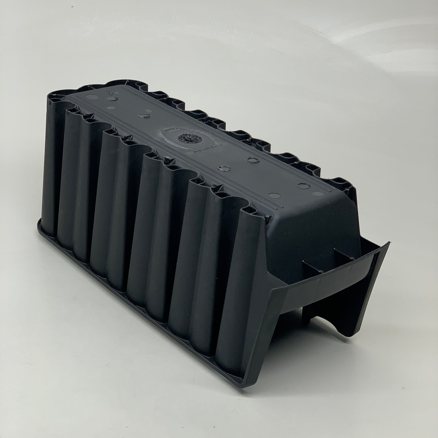 AKRO-MILLS (2 PACK) Stack and Nest Plastic Bin 24 LB Load Capacity 307762 BLACK (New)