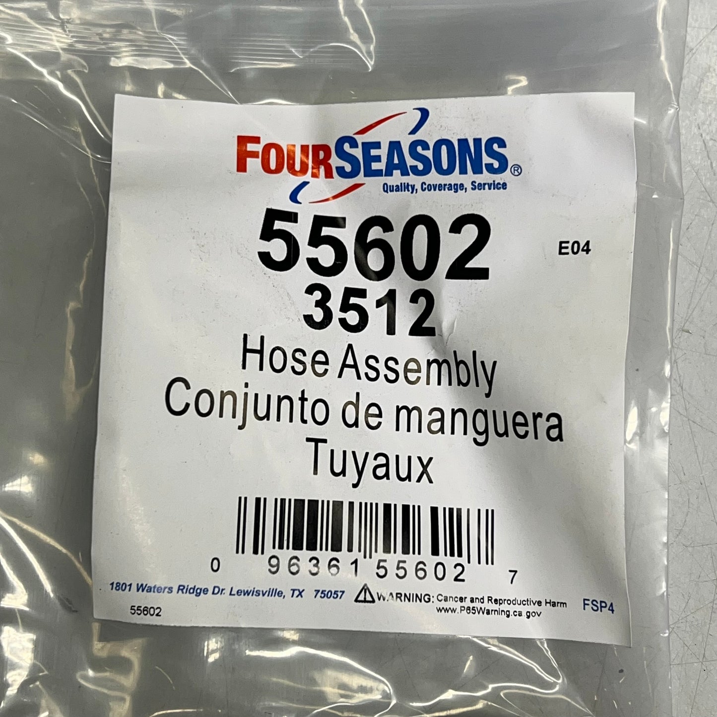 FOUR SEASONS A/C Refrigerant Liquid Hose For Ford, Lincoln& Mercury Models 55602