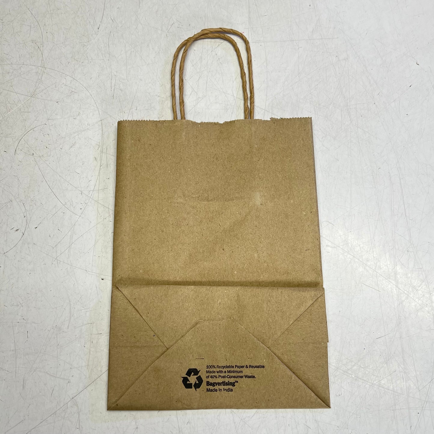 (250 PACK) Kraft Mini Paper Bags W/ Twisted Handles 11"Lx6"Wx3"D Natural