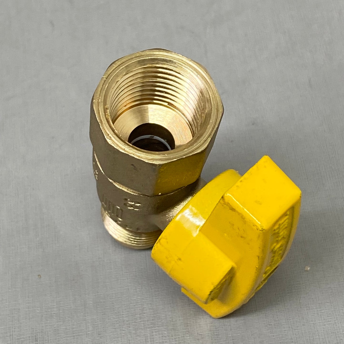 BRASSCRAFT (2 Pack) Gas Ball Valve 1/2" O.D. Flare X 1/2" F.I.P Yellow TBV8-8