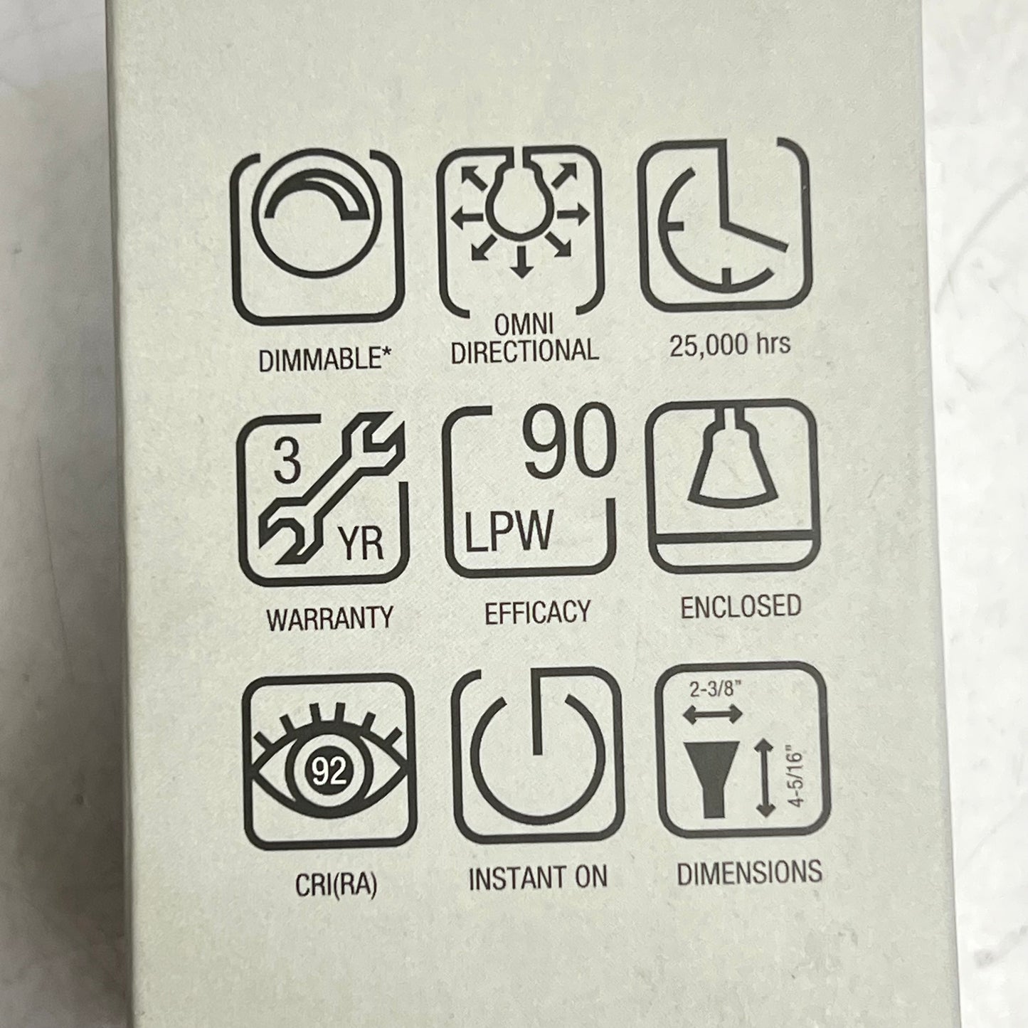 ZA@ GREENCREATIVE (2 PACK) High Cri Led Technology A19 E26 3000K Warm White Light 6A19DIM/930