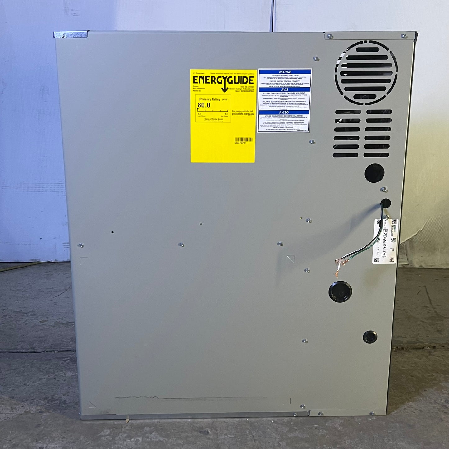 TRANE S8V2B060M4PCBA 60K BTU 2 Stage V Speed 80% VS Furnace (New-Other)