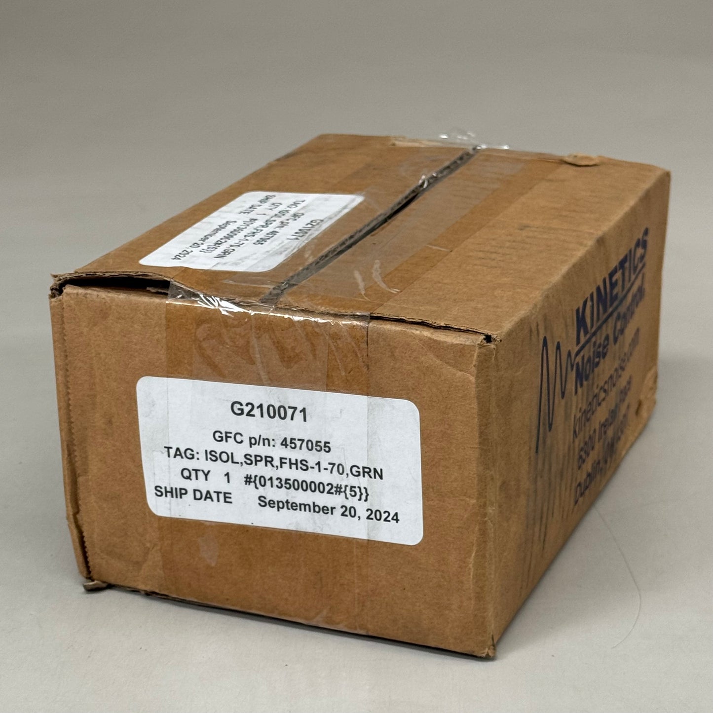 KINETICS Seismic Spring Isolator FHS-1-70 Galvanized Housing 0.2" (5 mm) 457055