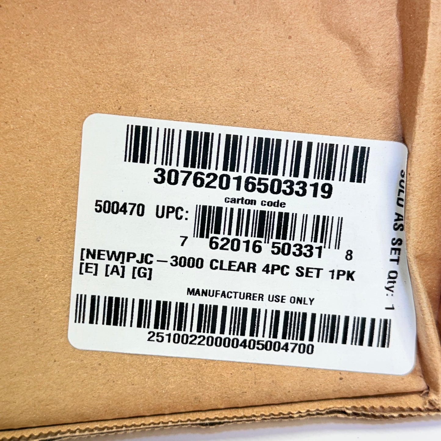 IRIS (4 PACK) Project Case, PJC-3000, Clear 12 in x 12 in 500470