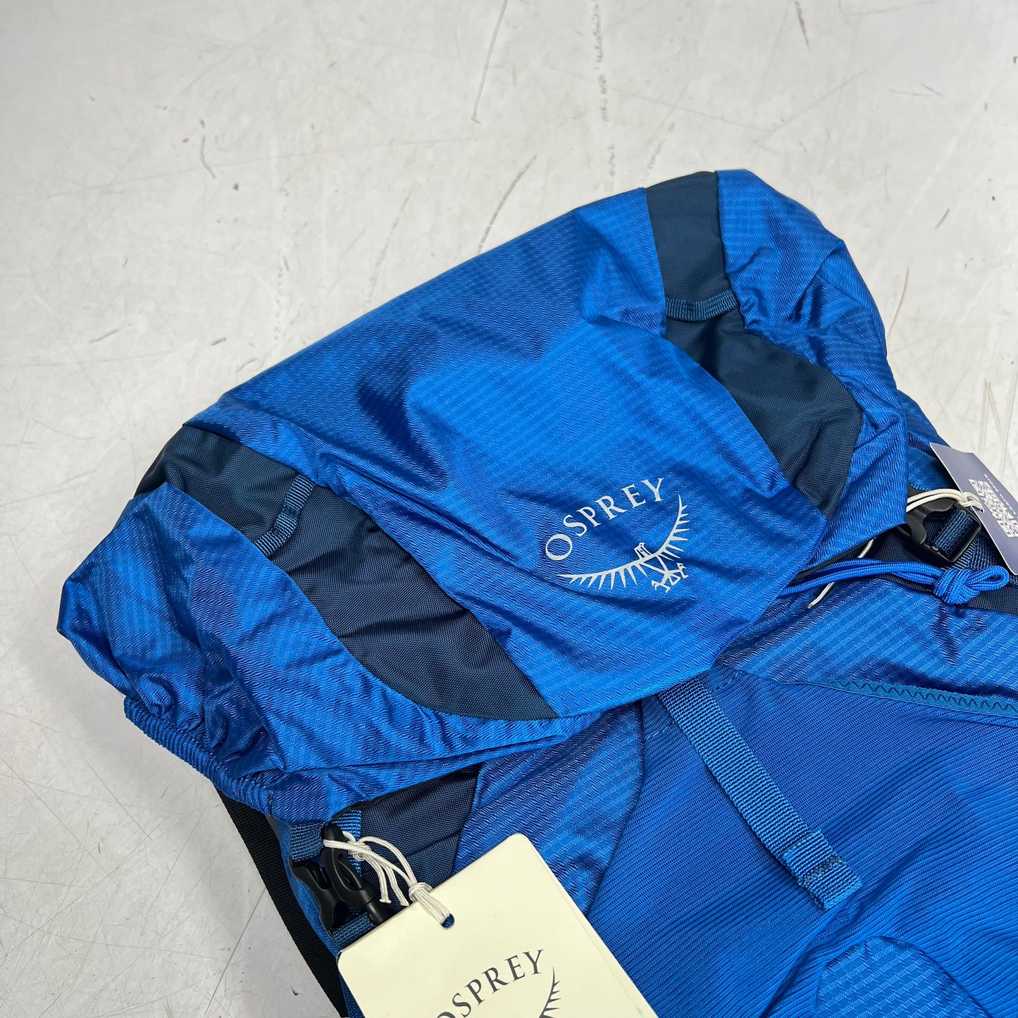 OSPREY Exos 58 Backpack Comfort Pack Men's Sz L/XL 61L Blue Ribbon 10004021
