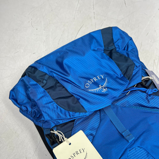 OSPREY Exos 58 Backpack Comfort Pack Men's Sz L/XL 61L Blue Ribbon 10004021