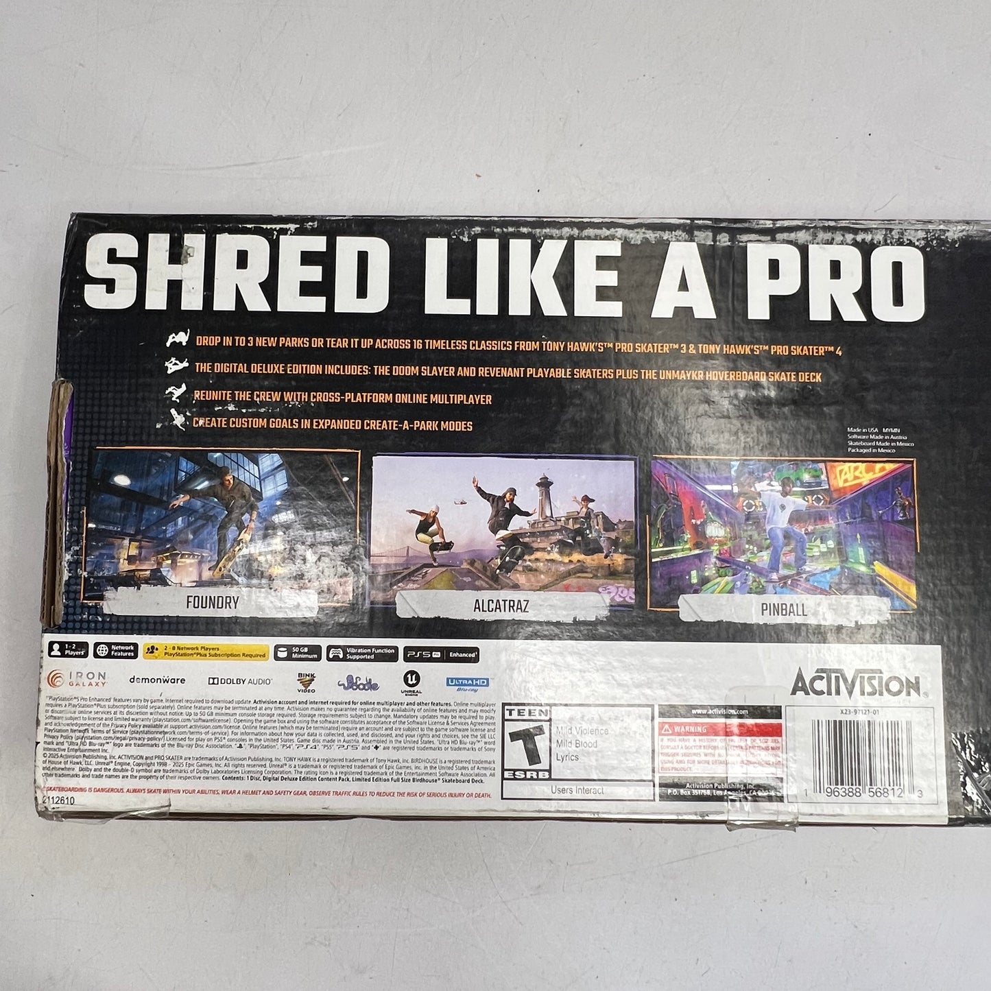 ACTIVISION Tony Hawk Pro Skater 3+4 Collector's Edition X23-97121-01