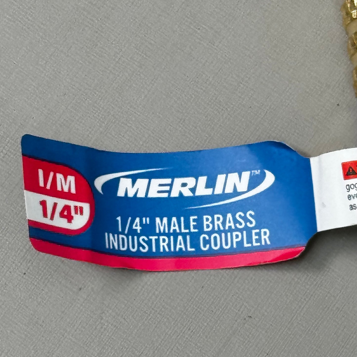 MERLIN (8 PACK!) Male Brass Industrial Coupler 1/4" 63558