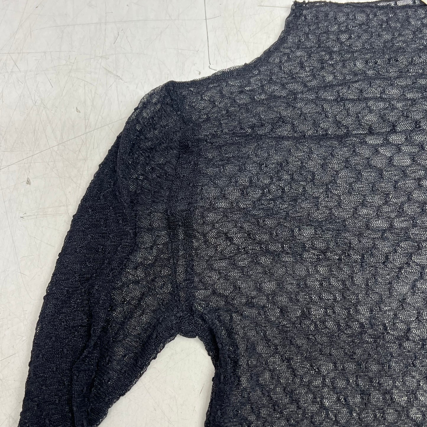 FREE PEOPLE Minding My Business Mock Neck Top Women's Sz XS Black OB2249049