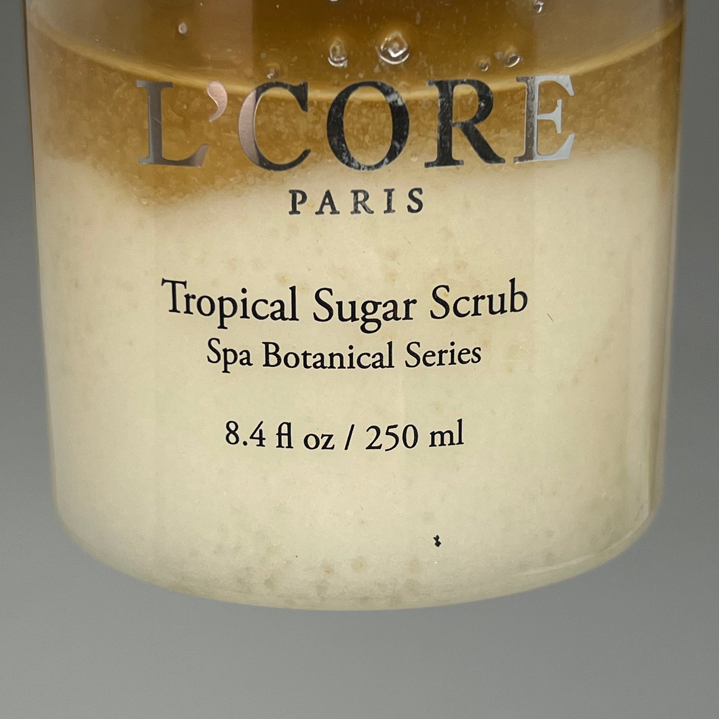 ZA@ L'CORE Topical Sugar Scrub Spa Botanical Series 8.4 fl oz BB 24 Months B