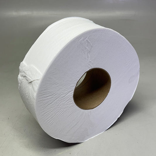 ZA@ TORK (12 ROLLS) Universal Quality 2Ply Jumbo Roll Bath Tissue 3.4"x1000' TJ0922A (As-is) Damaged Box