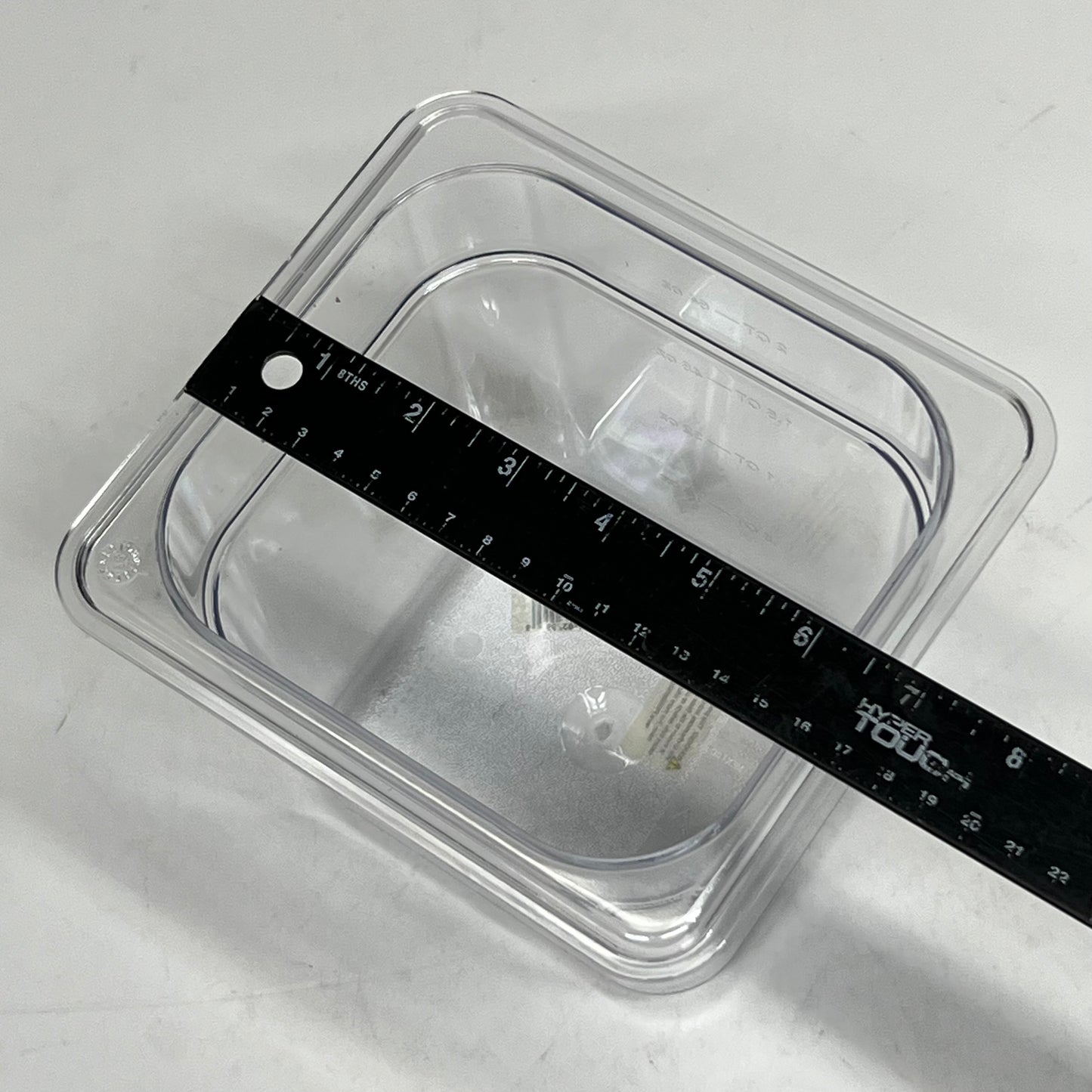 SUPERIOR (6 PACK) Pan Food, Sixth Size 6" Deep 323680