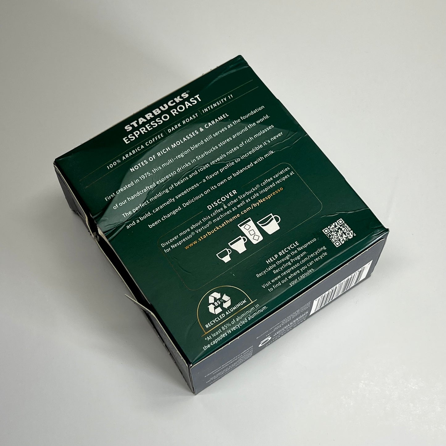 STARBUCKS (4 PACK, 10 EACH) Espresso Roast Dark Roast 100% Arabica BB 12/26