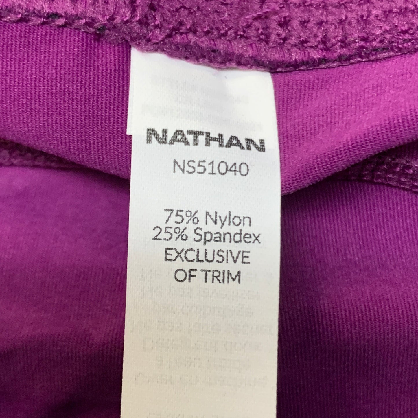 NATHAN Interval 3" Inseam Bike Short Women's Plum Size XL NS51040-70030-XL