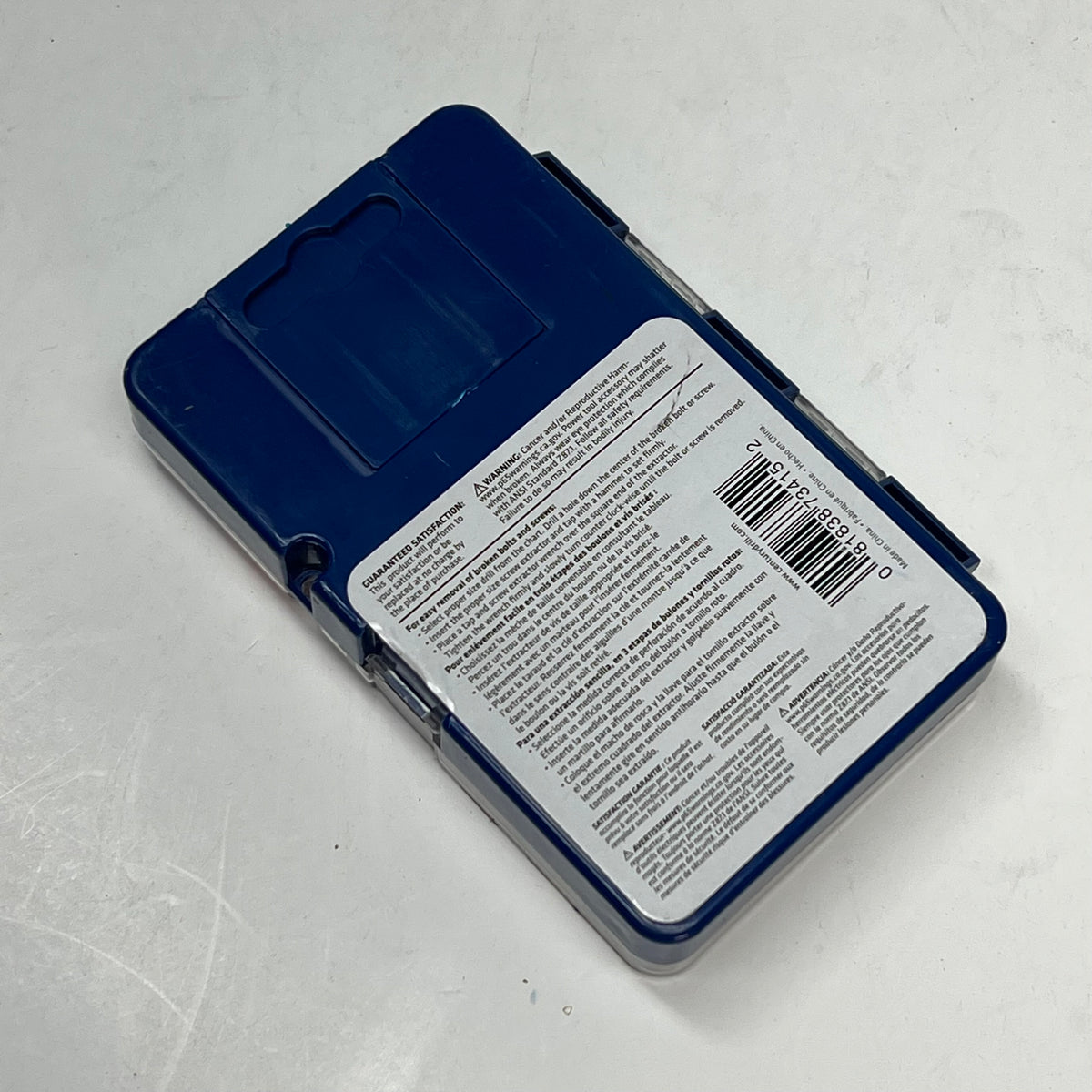 ZA@ CENTURY  Hard Case of Screw Extractors  Set of 5  70294