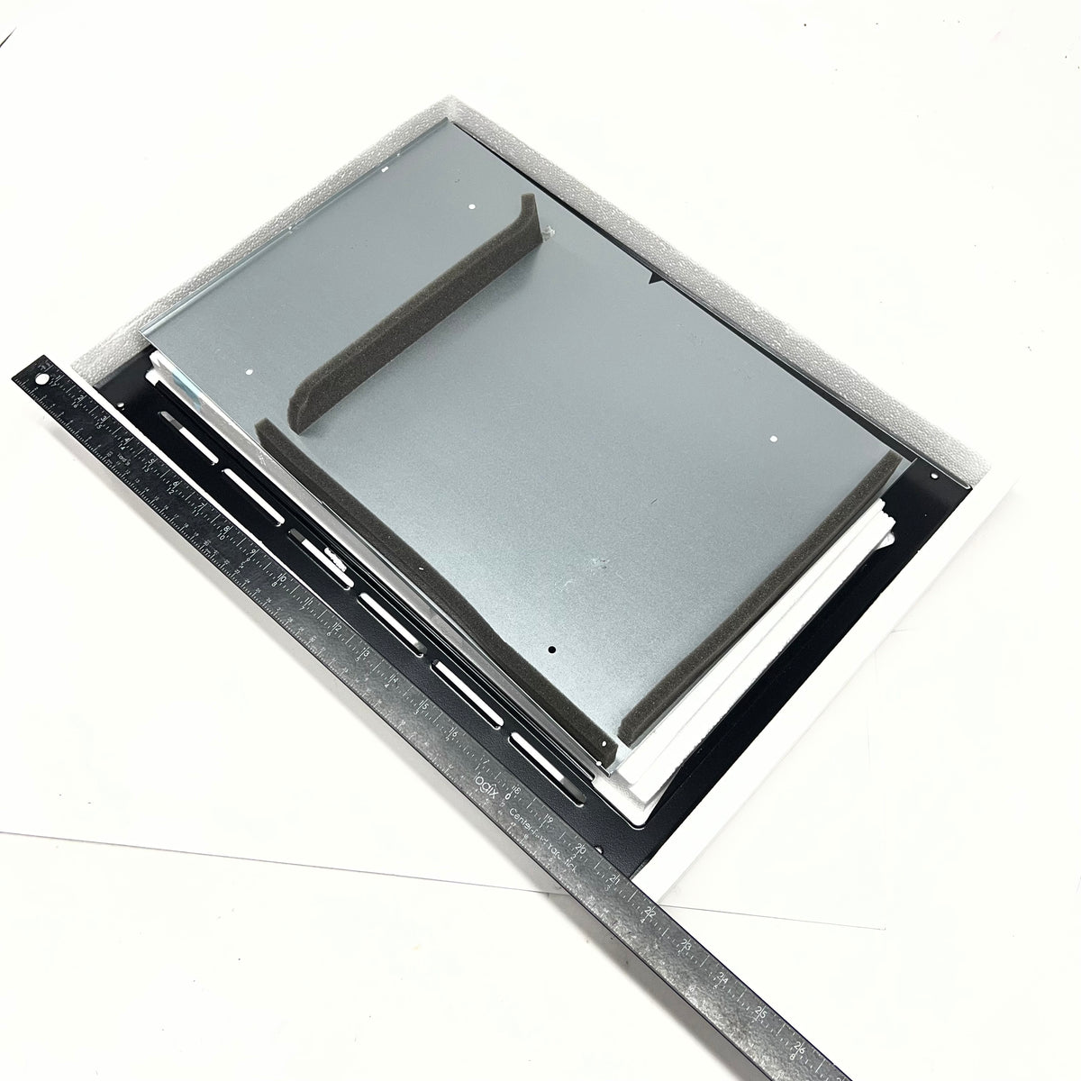 GE APPLIANCES Premium Microwave Trim Kit 0.9 Cu. Ft. Black Stainless JX1095STBB