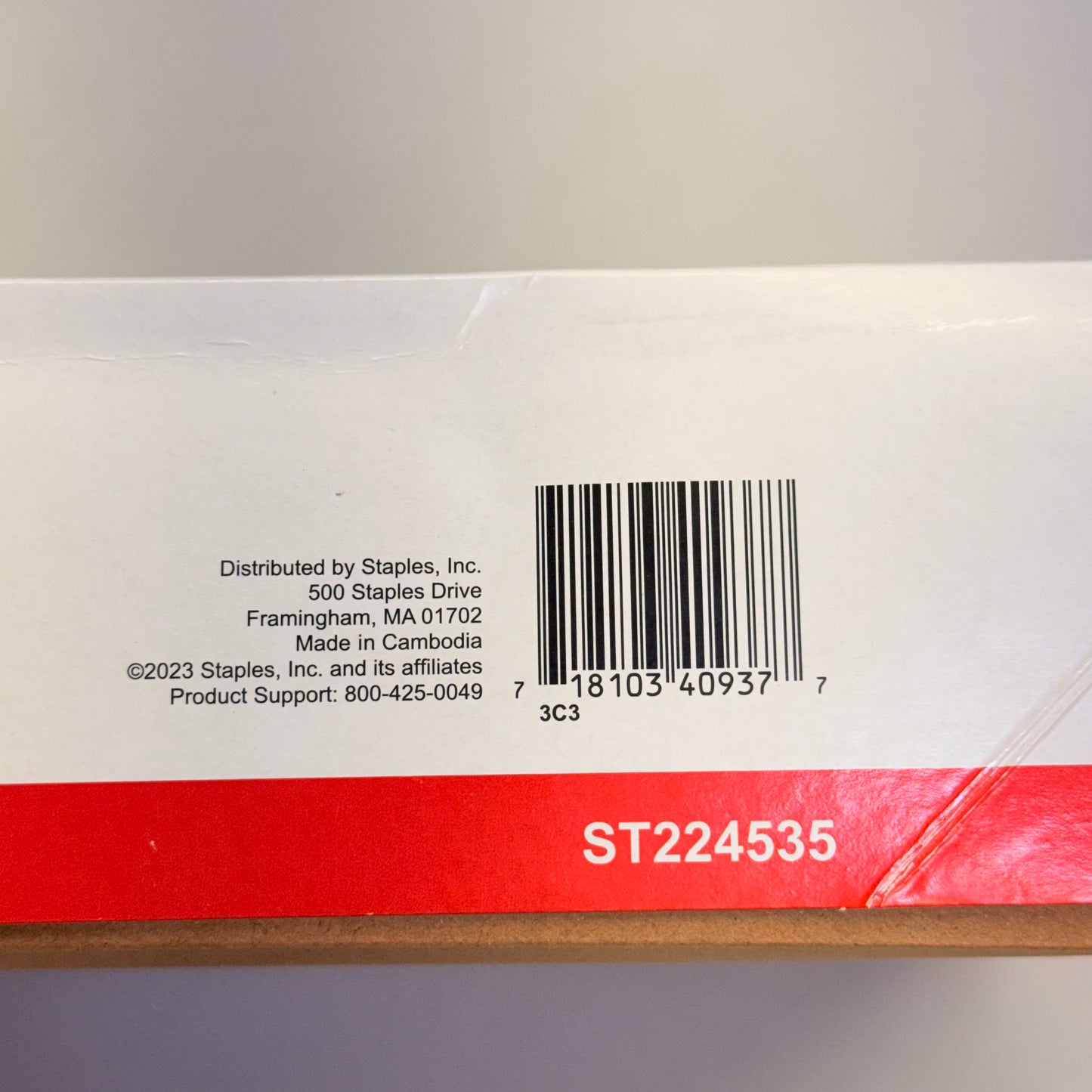 STAPLES (2 PACK, 100 Count Ea) 3 - Tab File Folders Letter Size Yellow ST224535