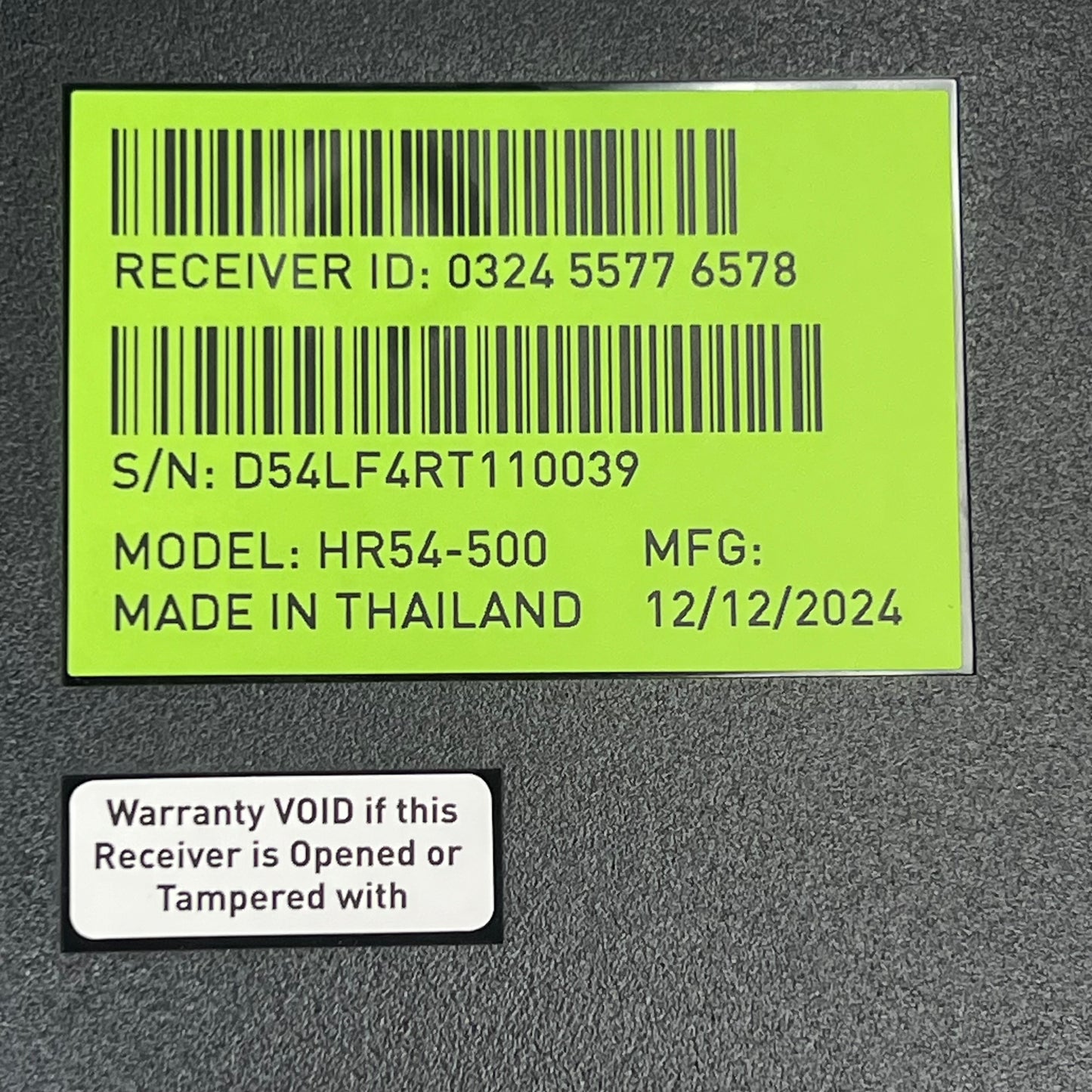 DIRECT TV Easy Connecting Receiver Box Dual Core 4K & HDR Feature Black HR54-500