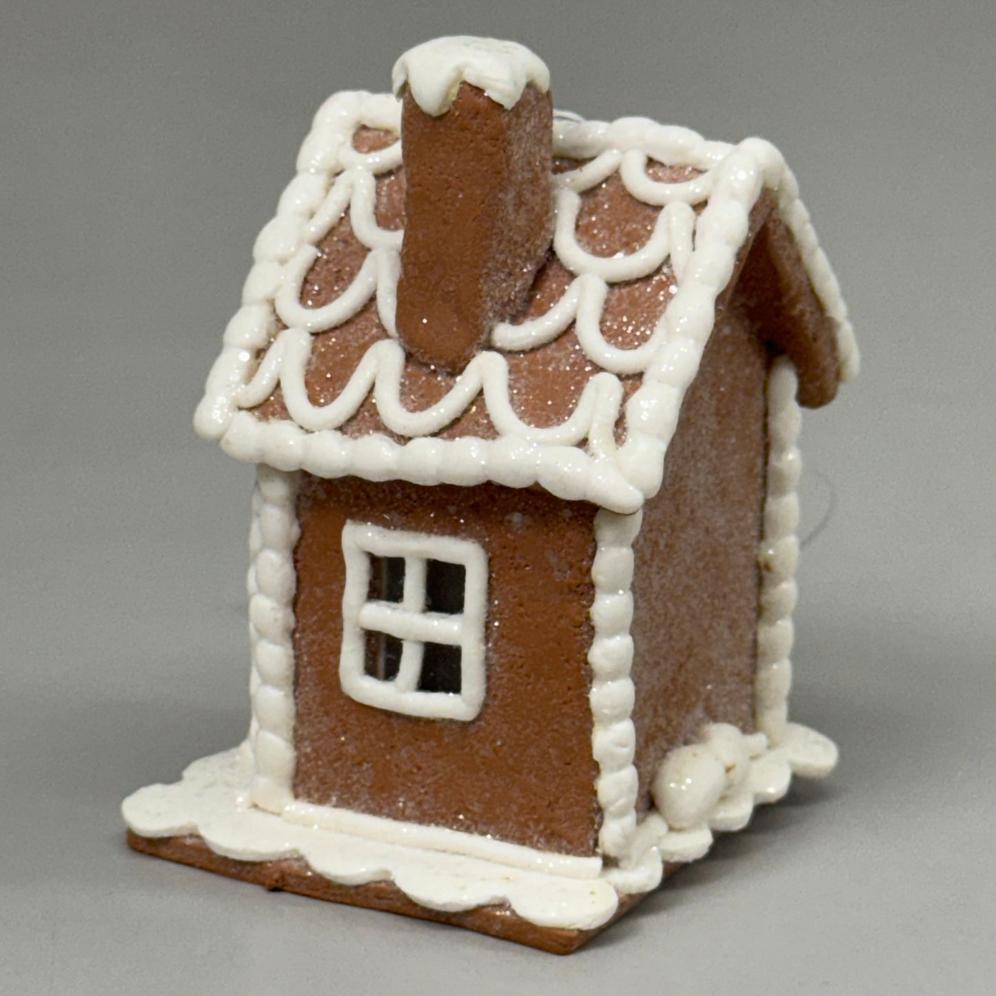 RAZ IMPORT (12 PACK) Assorted Lighted Gingerbread House Ornaments 4.25" 4416149