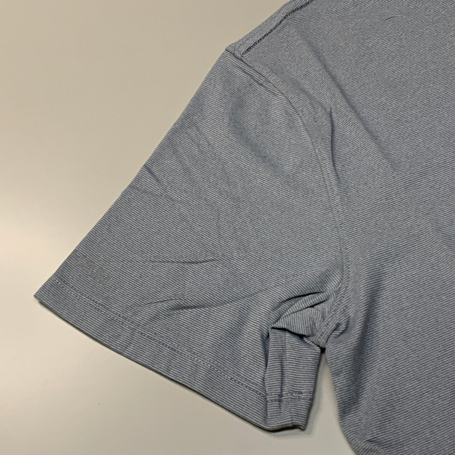 NATHAN Dash Tee Short Sleeve Shirt Monument Grey Stripe SZ L NS50920-80130-L