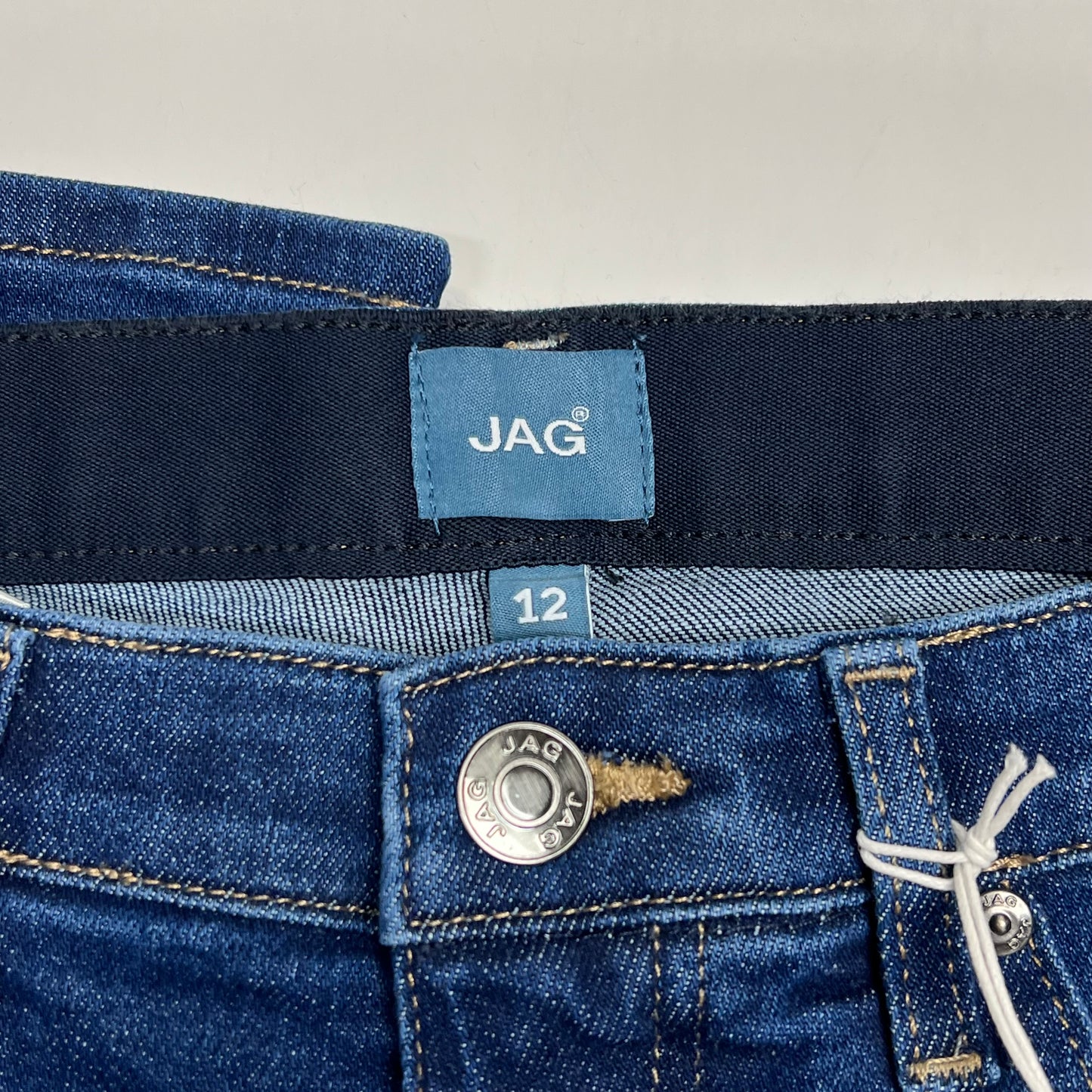 JAG Phoebe High Rise Cropped Boot Women's Sz 12/26 Persian Blue J2961SAT425