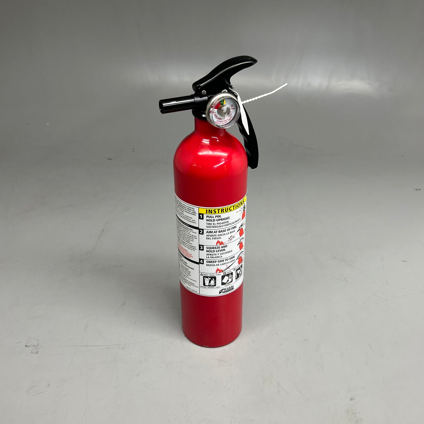 KIDDE Basic 110 Fire Extinguisher for Home, 1-a:10-b:c Red FA110G