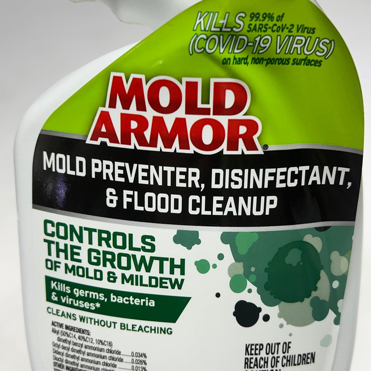 ZA@ MOLD ARMOR (3 PACK) Mold Preventer, Disinfectant & Flood Clean Up 1qt FG552A (As-Is)
