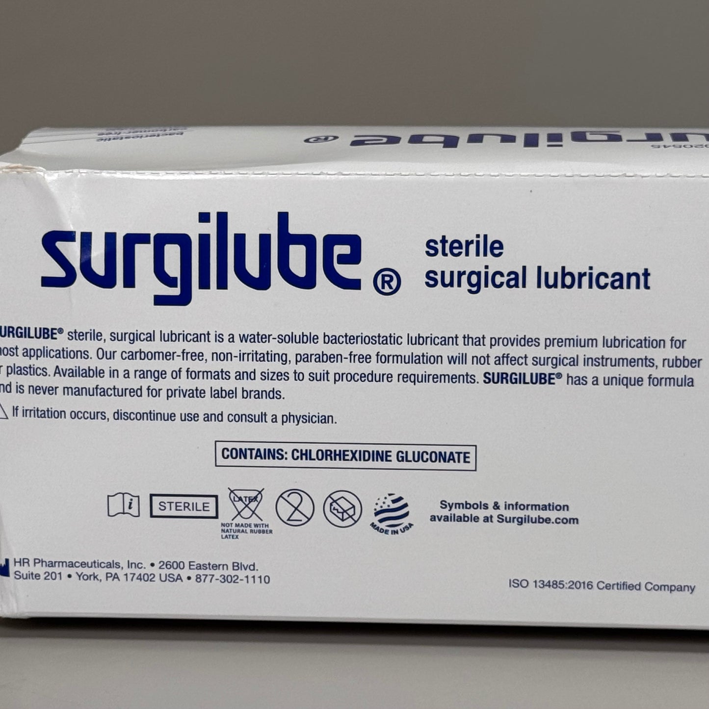 SURGILUBE (144 PACK) Sterile Water-Soluble Surgical Lubricant 5 g BB 04/2027