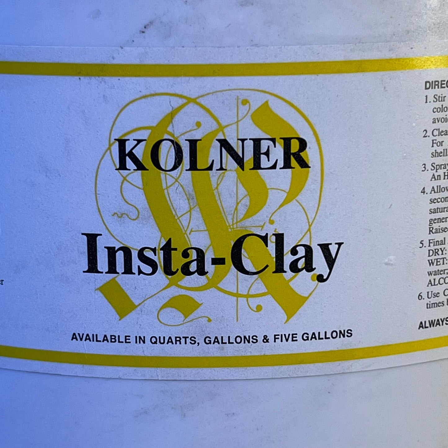 KOLNER Insta Clay Acrylic Resin Sprayable 5 Gal.
