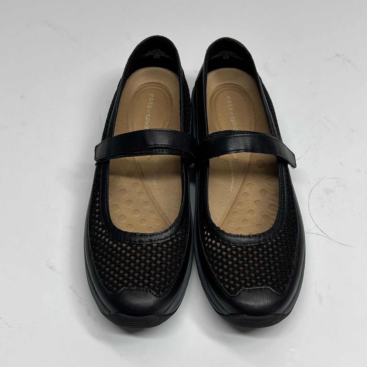 EASY SPIRIT Briana Mary Jane Mesh Walking Shoes Women's Sz 10M Black (As-is)
