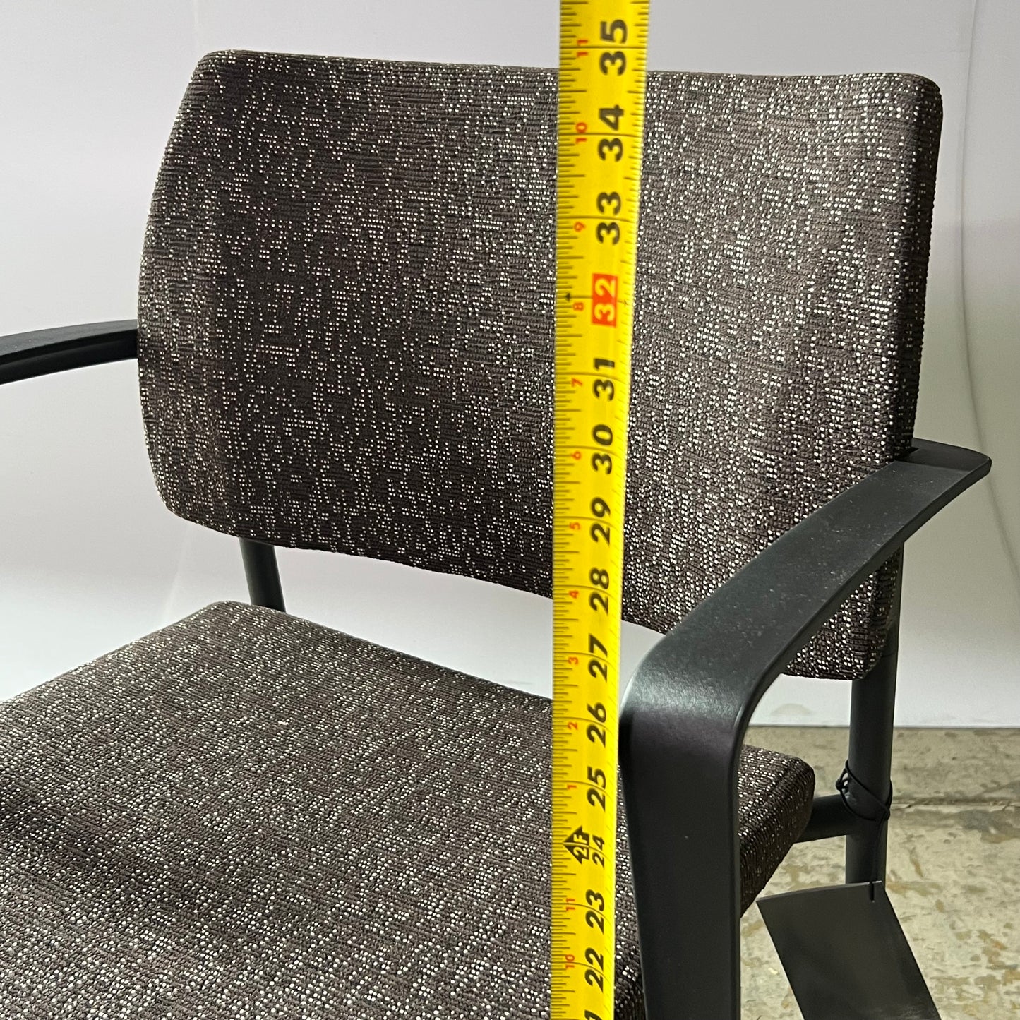 SITONIT SEATING (3 PACK) Office Chair Sz 23.5” W x 35” L x 19” H, Brown A130