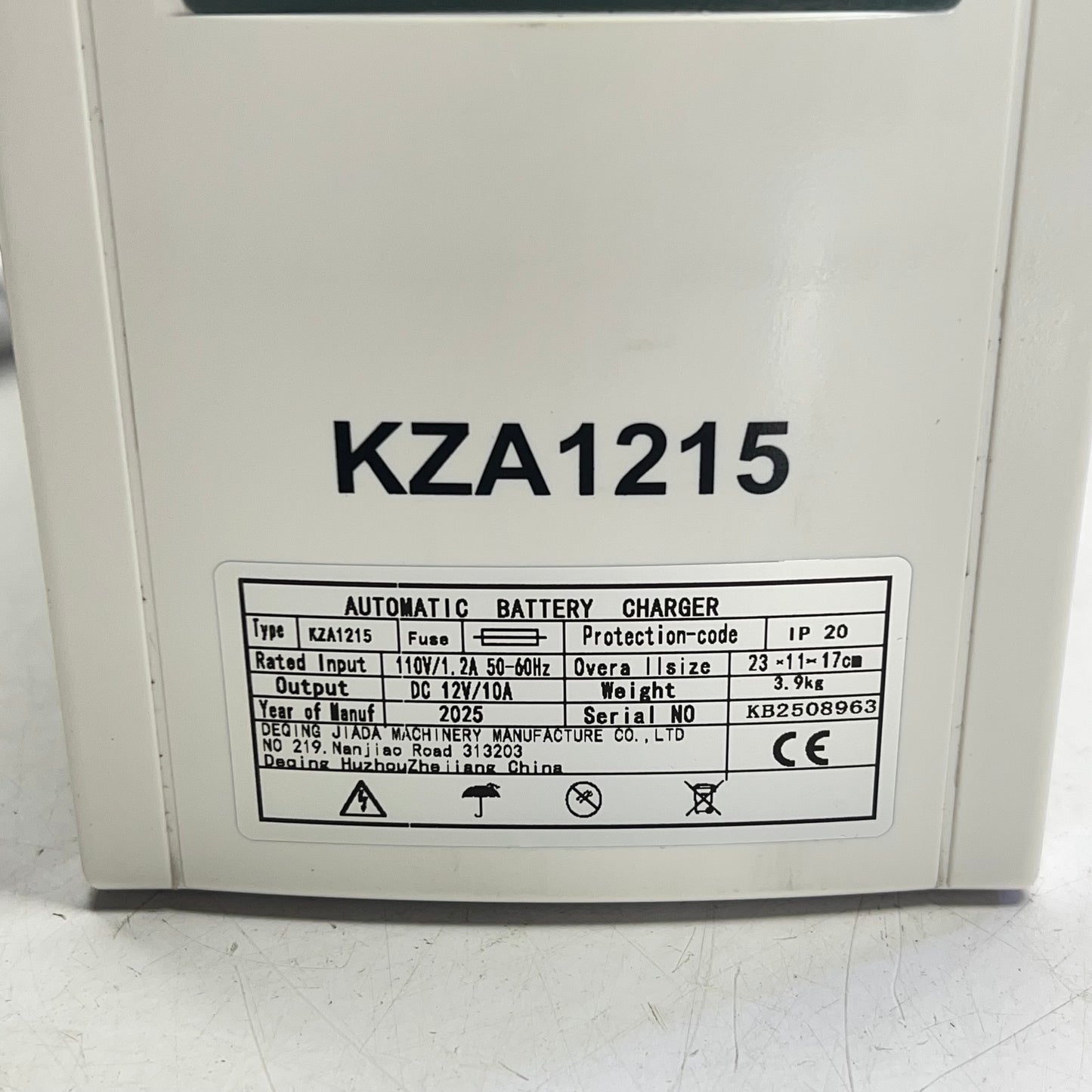 HANGZHOU WEIGUAND ELECTRONIC Automatic Charger (discontinued) 110V 2025 KZA1215