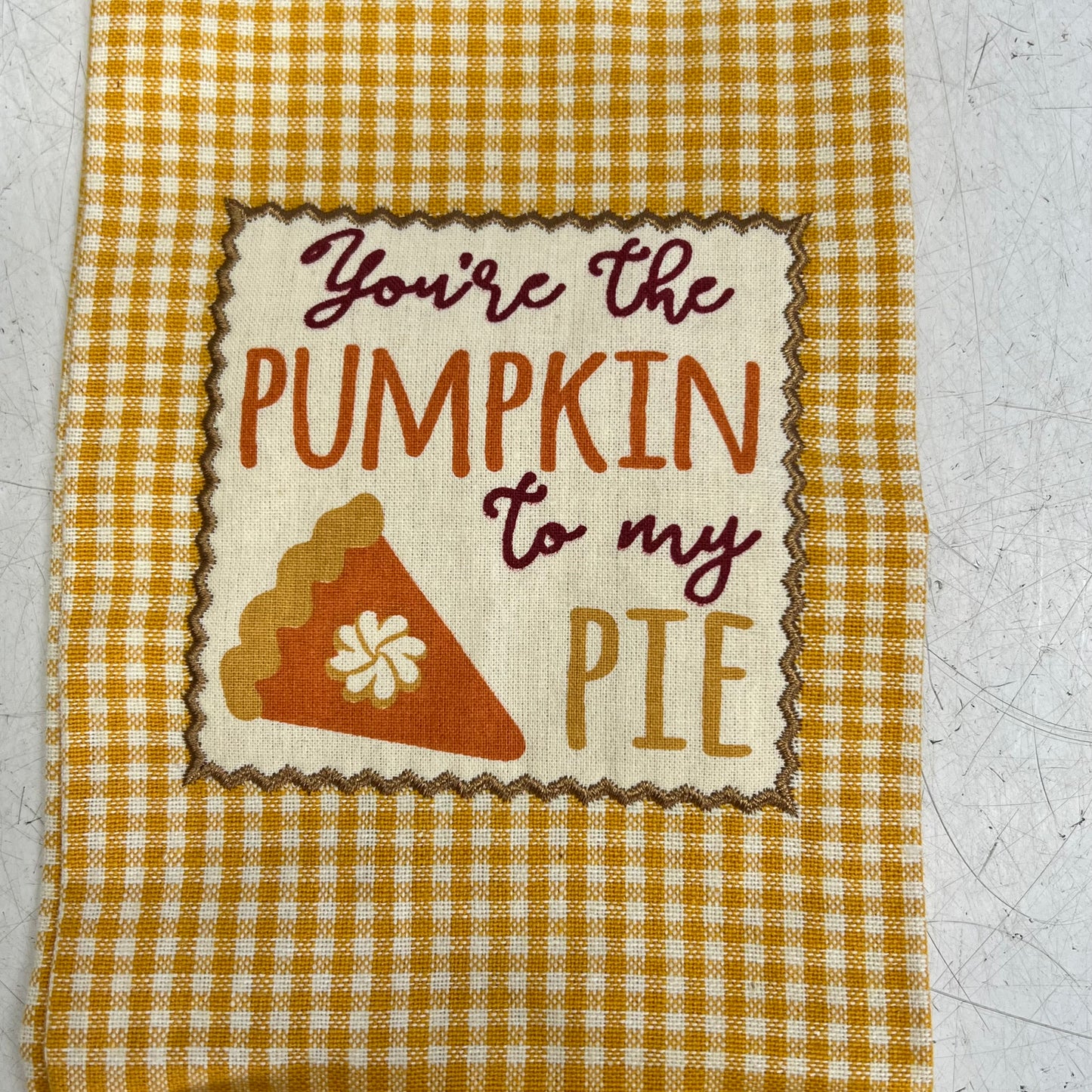 KANE KITCHEN (2 PACK) Kitchen Towels "You're the Pumpkin to My Pie" 16"x 26"