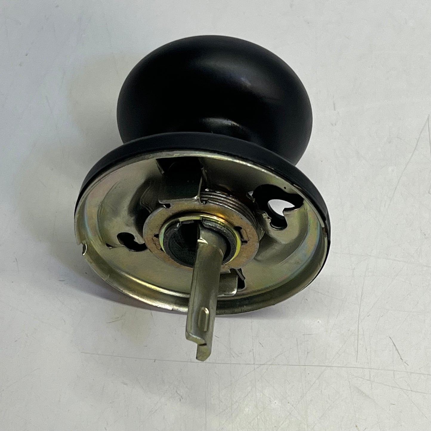 KWIKSET Interior Trim Pack Hancock Knob Single Cylinder Matte Black 99660-271