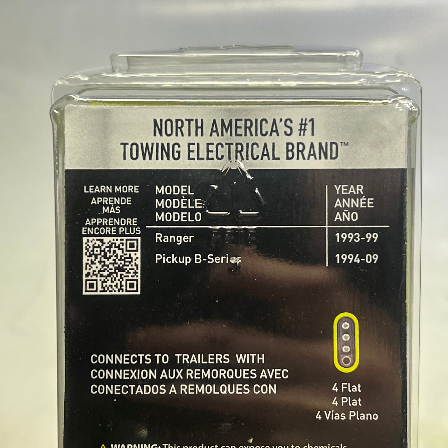 HOPKINS Towing Solutions Trailer Wire Harness 4 Flat 2.1 Amp Black 40215