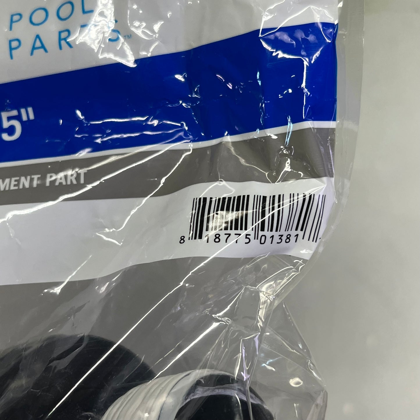 RIGHT FIT Pool Parts  Replacement Double Male Threaded Union 1.5" Black 724106