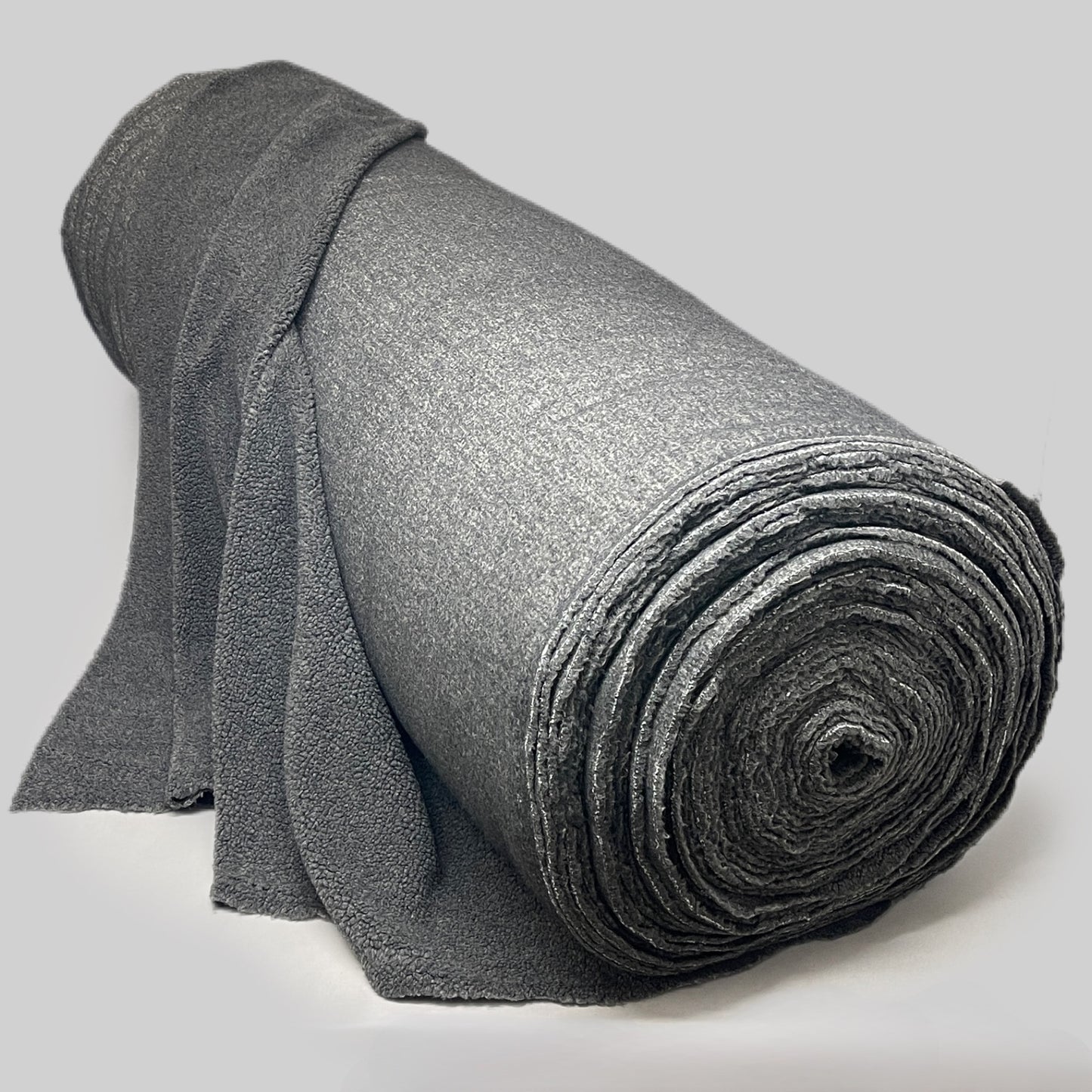 Z@ 42 YARDS of FLEECE! YAW LIAMY Huge Roll of Fleece Fabric / Material  60” W Sheepskin Grey (New) A