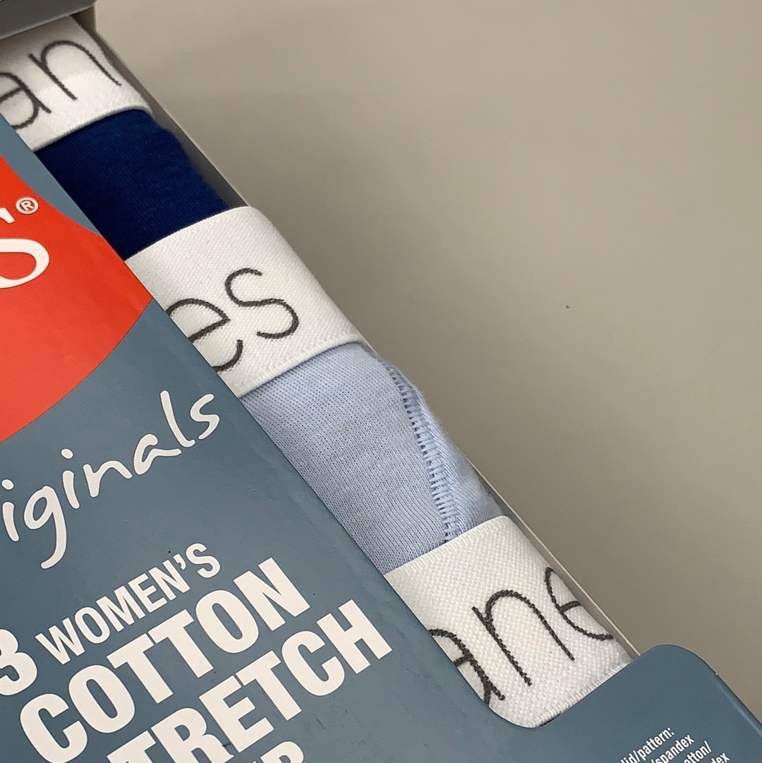 HANES 3 PACK!! Originals Women's Breathable Cotton Boxer Briefs