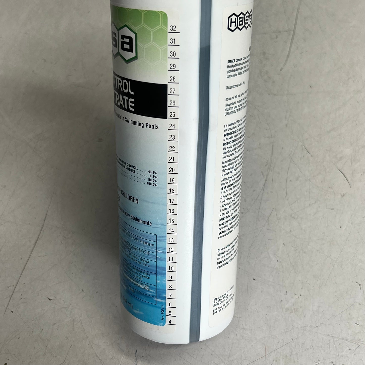 HASA Algi-Control Pool Water Treatment Concentrate 1 Qt 25TX086