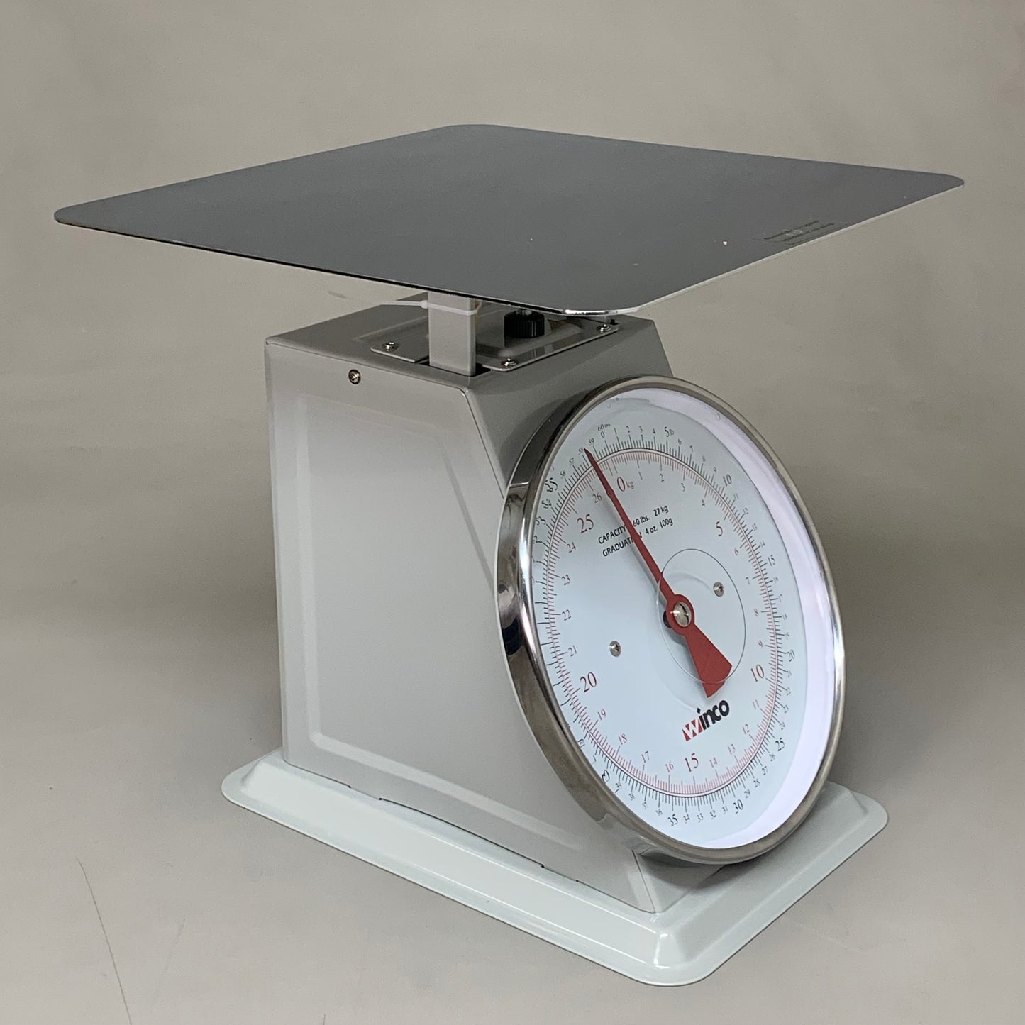 WINCO Mechanical Receiving Scale w/ 9" Dial 60 Pound SCAL-960