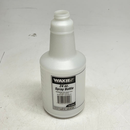ZA@ WAXIE (96 PACK) Plastic Spray Bottle (NO NOZZEL LIDS, BOTTLES ONLY) 24 Oz Clear| 890045-SS001