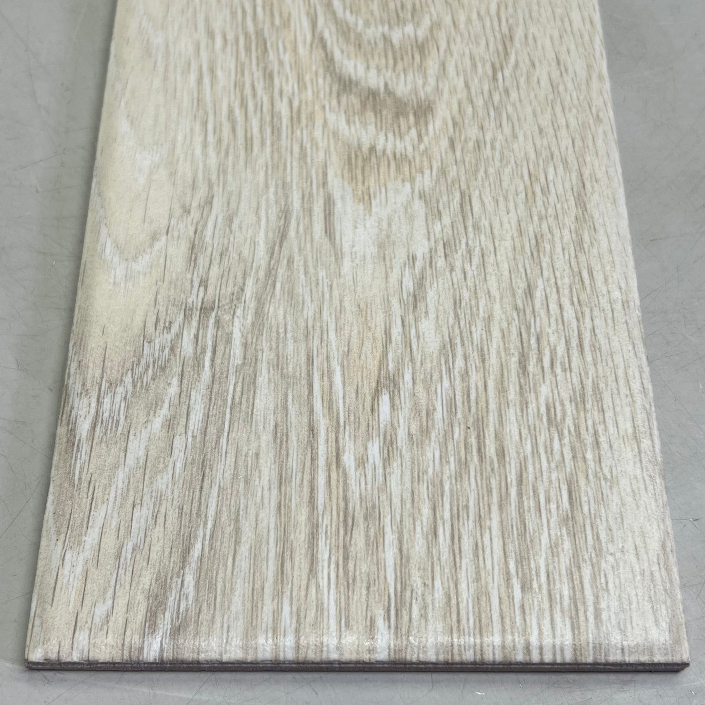 GRANISER (9 Pcs) Floor Tiles Sz 6" x 36" x 0.32", Aspen Beige F-449