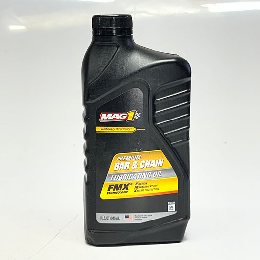 MAG 1 (6 PACK) Premium Bar & Chain Lubricating Oil 1 qt Black (New Other)