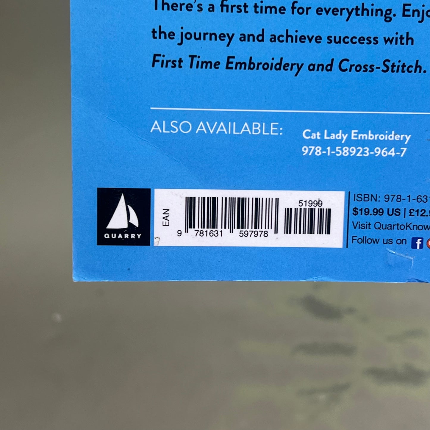 FIRST TIME EMBROIDERY & CROSS STITCH By: Linda Wszynski Paperback Book